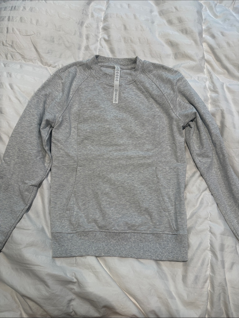 lululemon athletica Scuba Heather Gray Crewneck heavyweight cotton blend tee